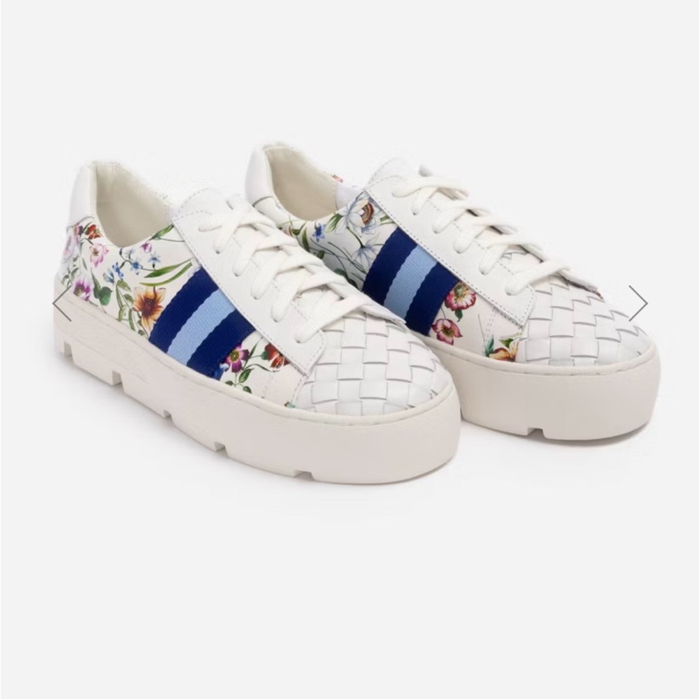 Rare* Johnny Was Downtown Fiska Leather Sneaker | Size 10 | Like New